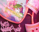 valentines artwork of me & interstella_space.