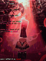 a john grace drawing inspired by the grace ost "bloody devastation" by sebastian "vey" fennec.